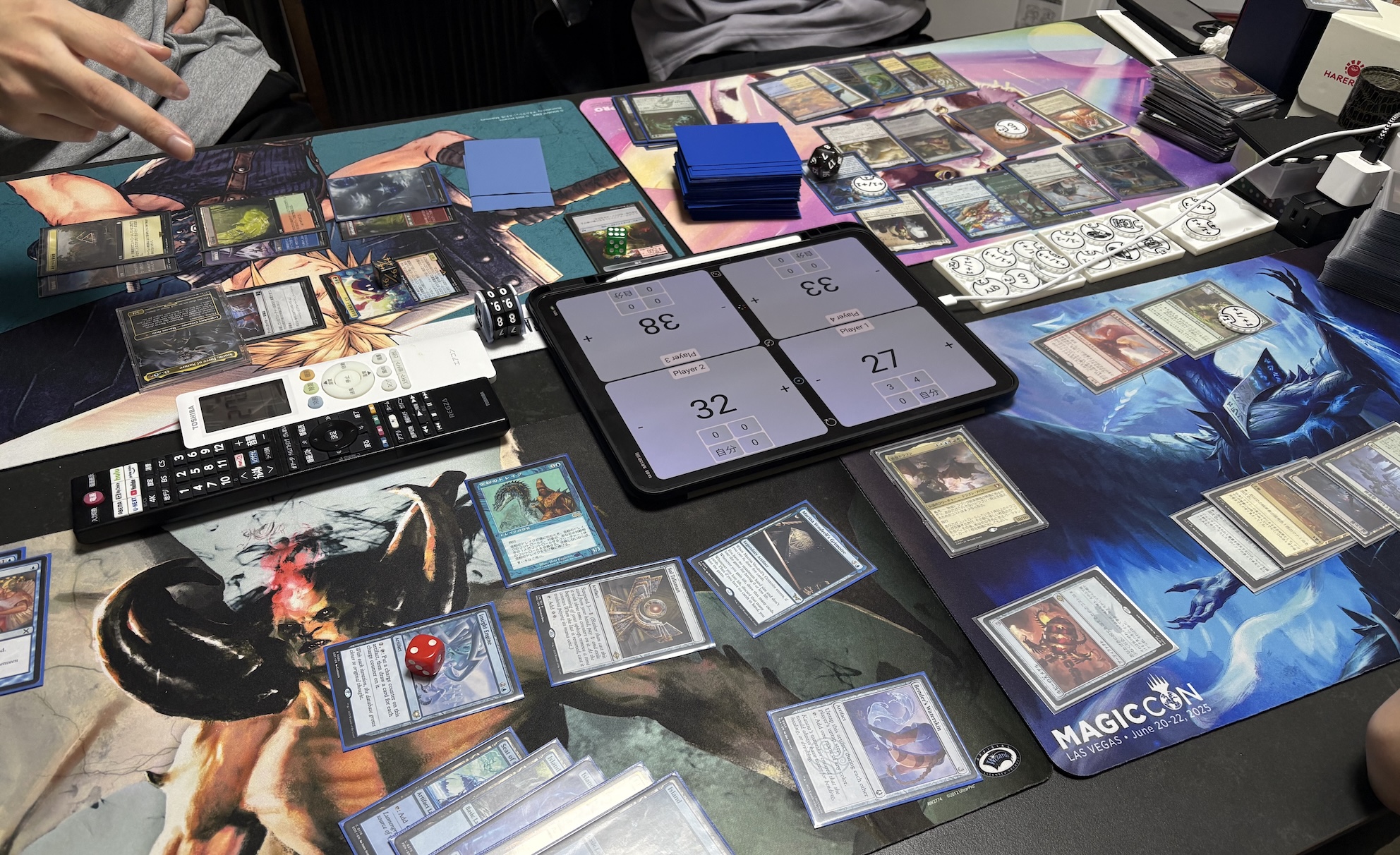 自宅に友人を招いてEDH またやりたい